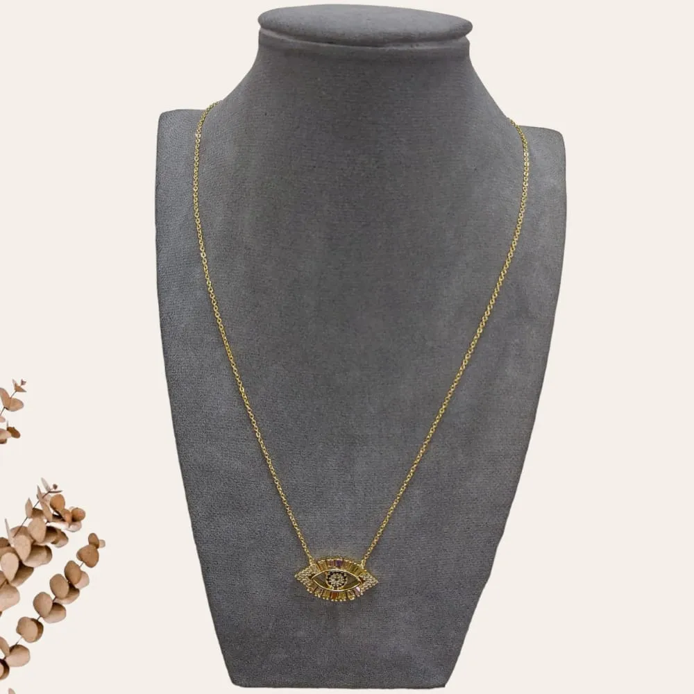 Colorful Eye Pendant Necklace