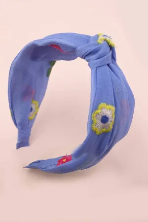 Colorful Floral Knotted Headband