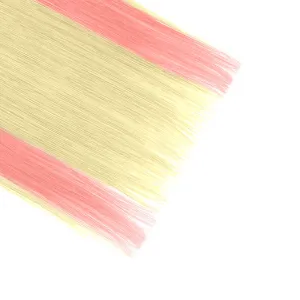 Colorful Highlighted Halo Human Hair Extensions For Thin Hair Full Volume All Shades