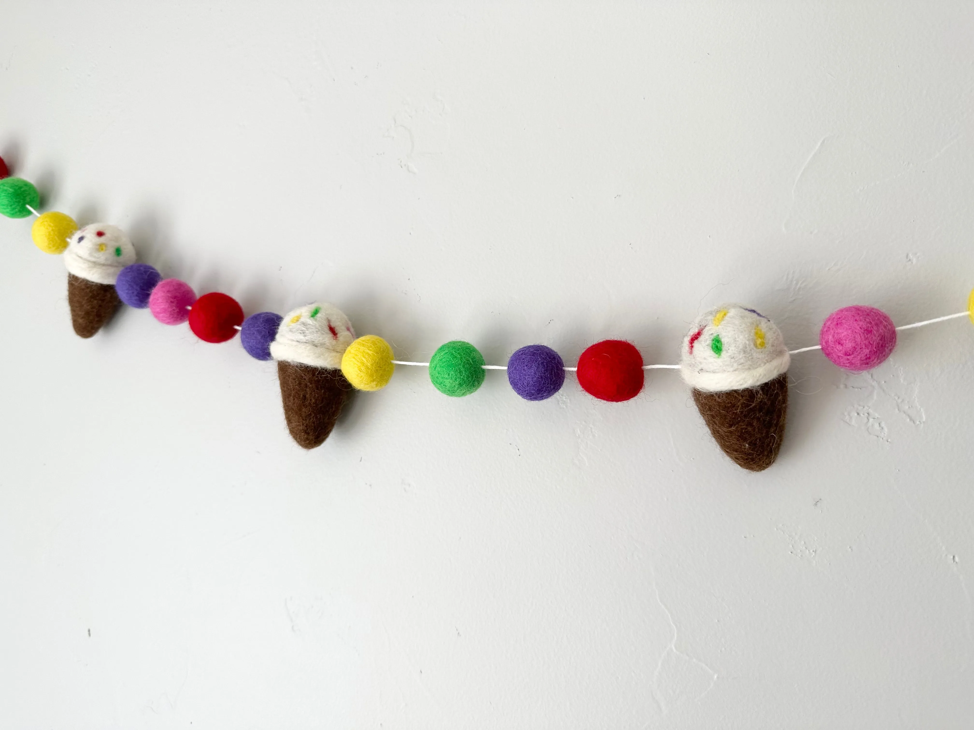 Colorful Ice Cream Garland