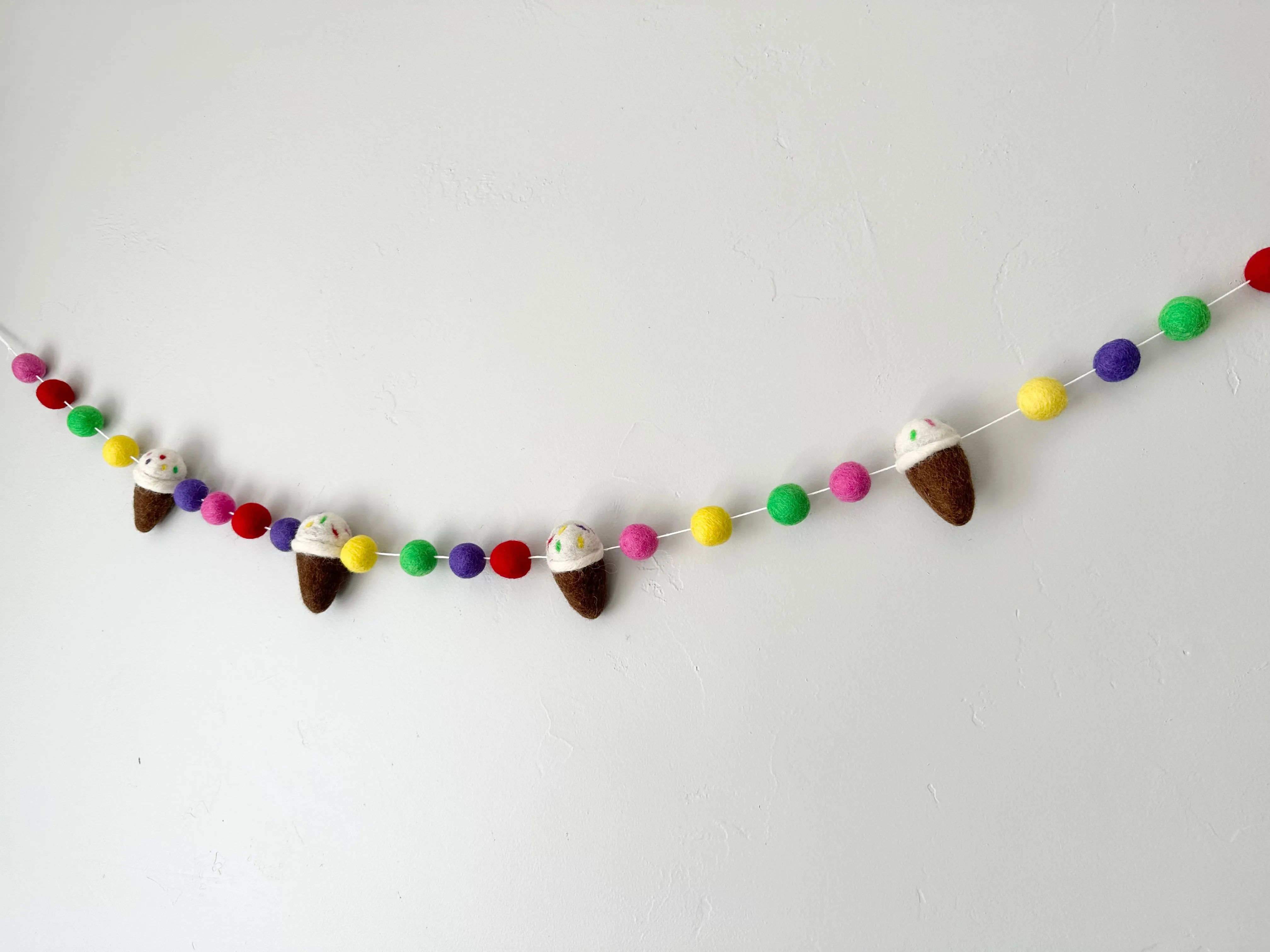 Colorful Ice Cream Garland