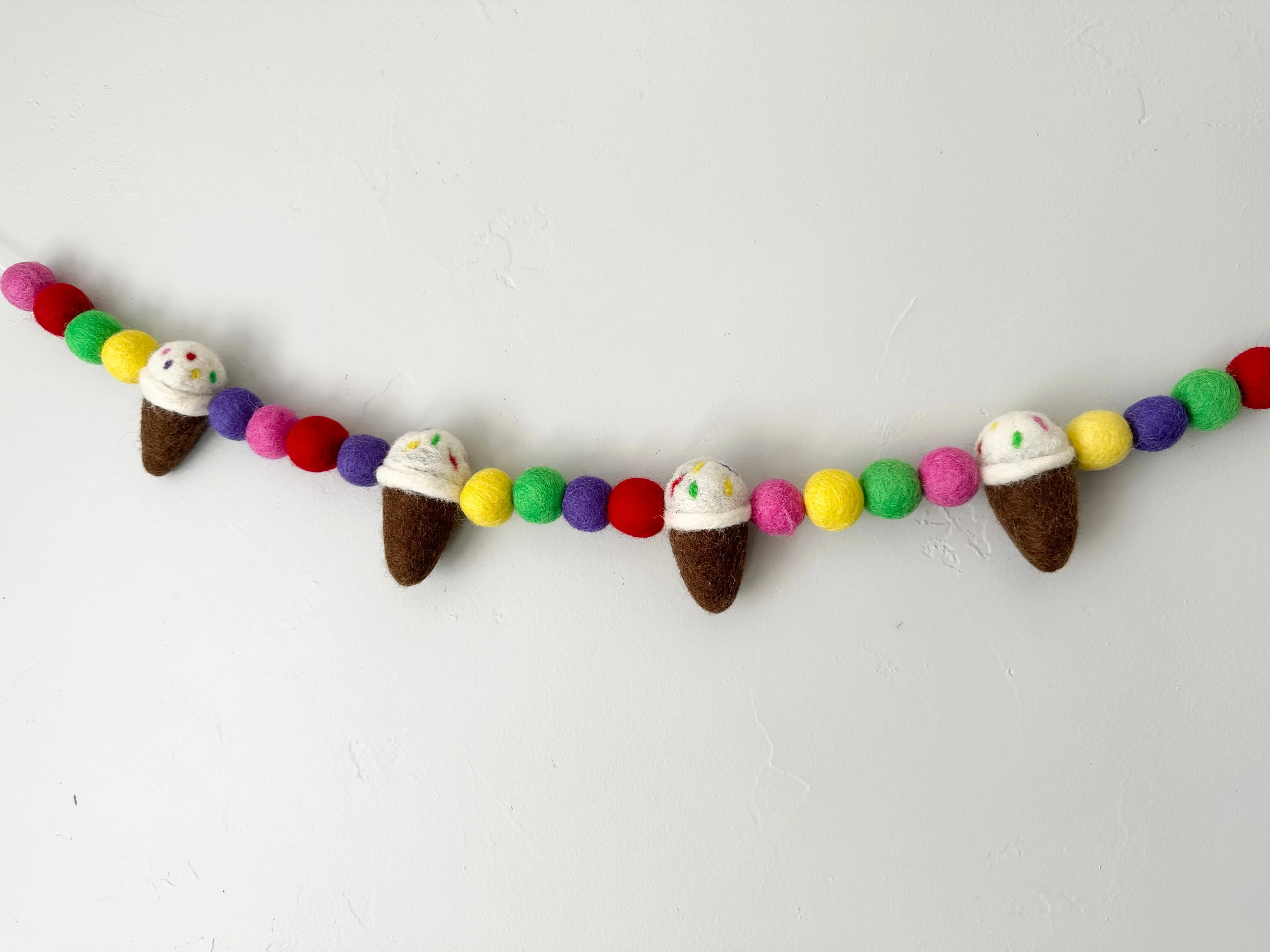 Colorful Ice Cream Garland