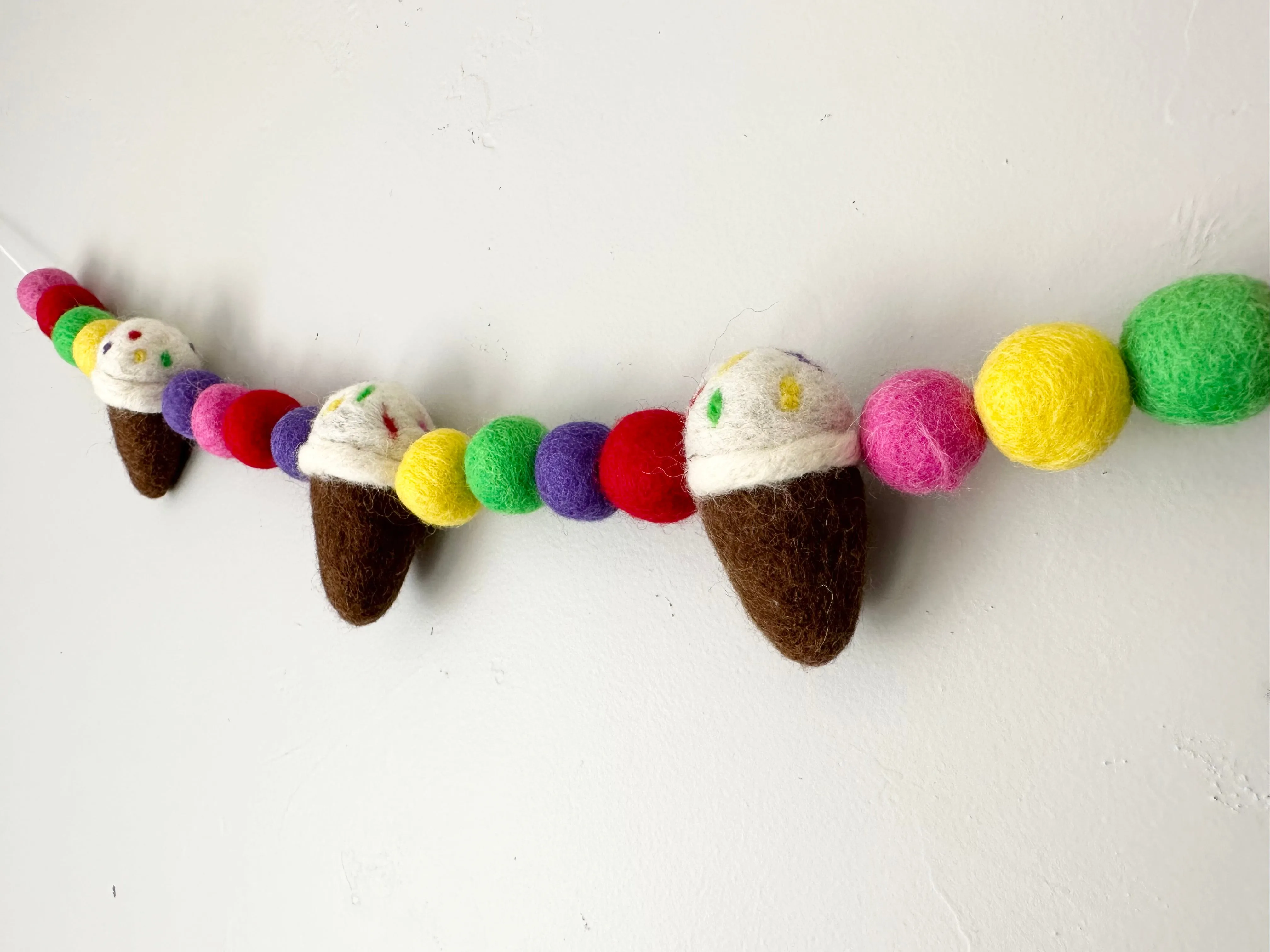Colorful Ice Cream Garland