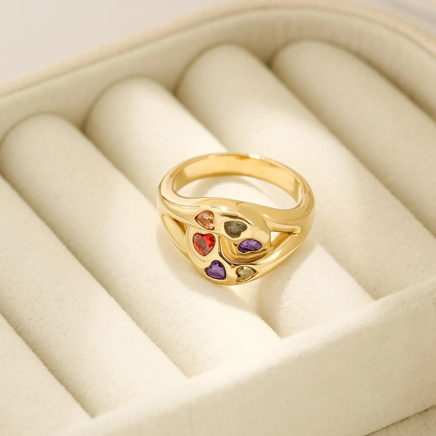 Colorful Love Ring-NSR176STGCZD
