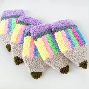Colorful Pencil Mug Rug
