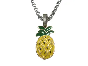 Colorful Pineapple Fruit Pendant Necklace