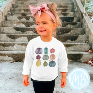 Colorful Pumpkins Sweatshirt