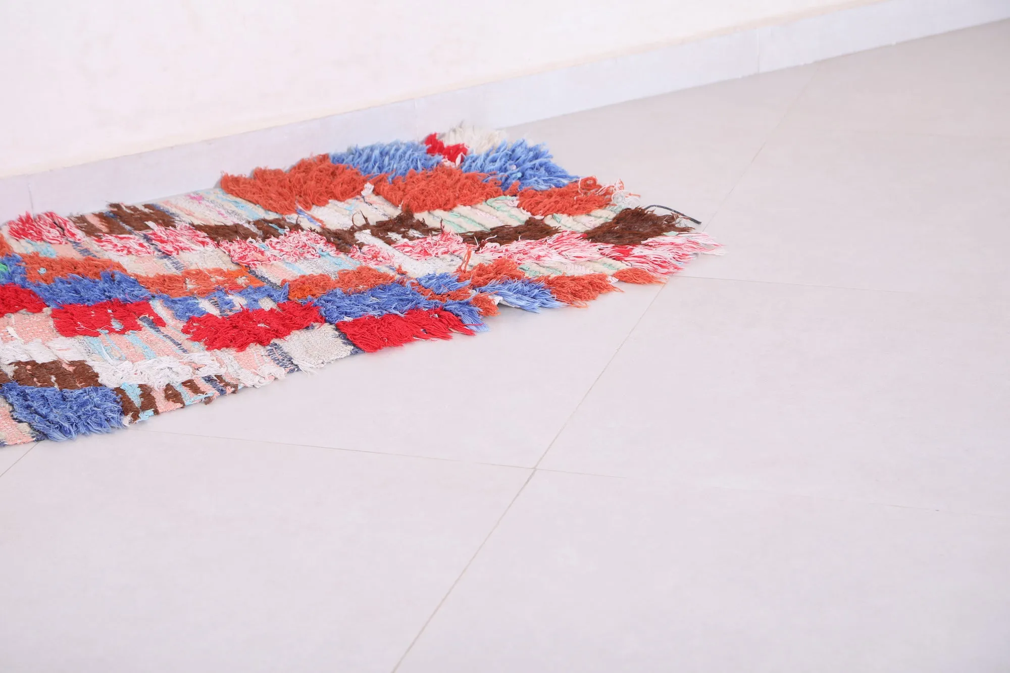 Colorful Runner Shaggy Rug 2.1 X 6 Feet
