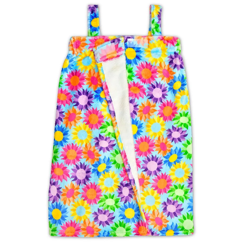 Colorful Sunflowers Spa Wrap