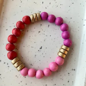 COLORFUL WOODEN BRACELET