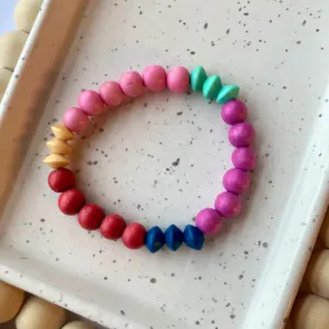 COLORFUL WOODEN BRACELET