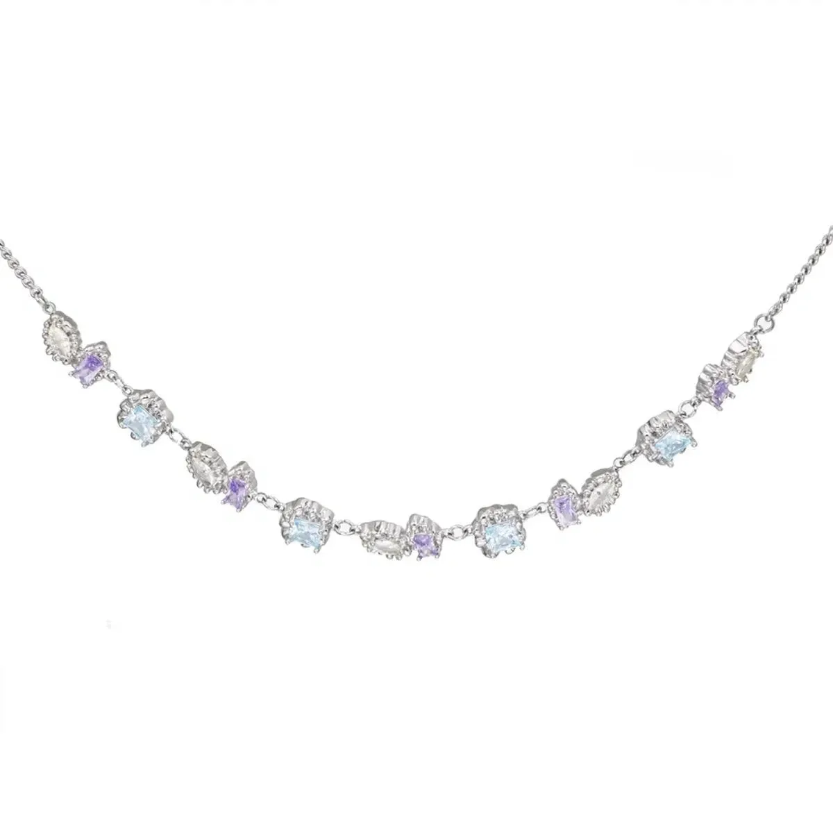 Colorful Zircon Necklace