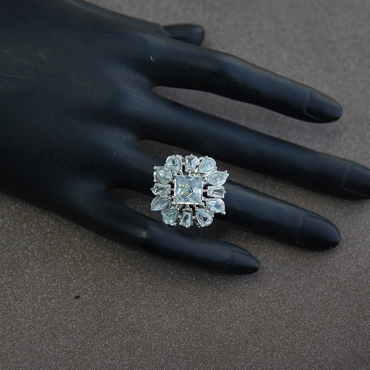 Colorful Zircones Finger Ring