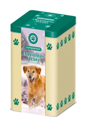 Companion Dog Treat Tin