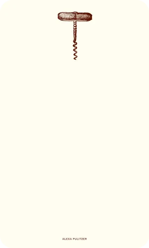 Cork Screw Thinking Card