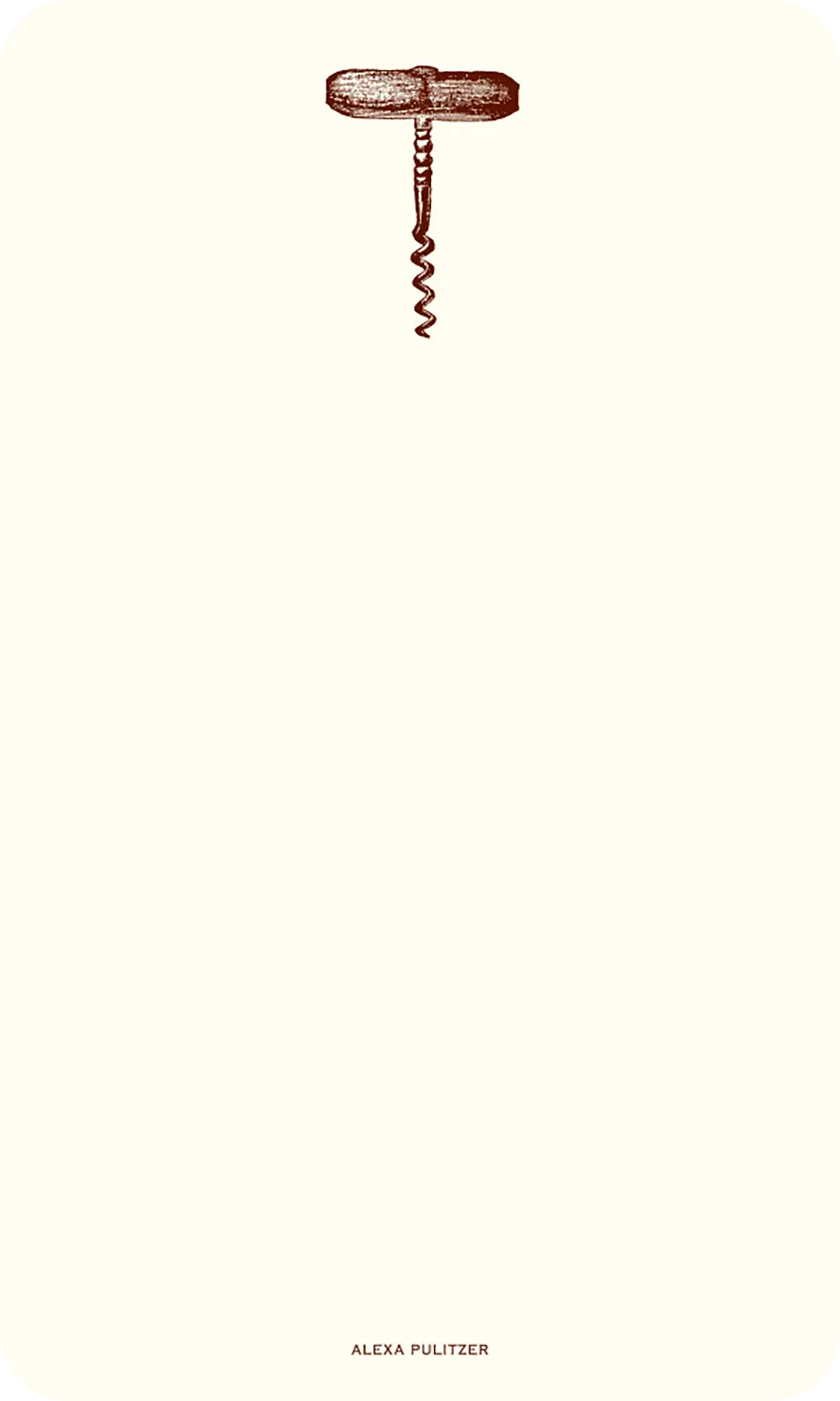 Cork Screw Thinking Card