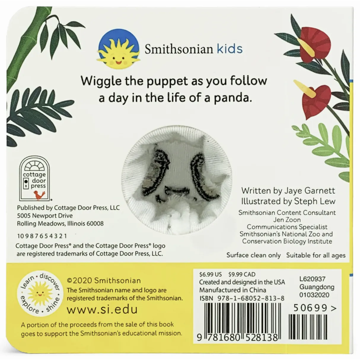 Cottage Door Press: I Am A Panda - Finger Puppet Board Book