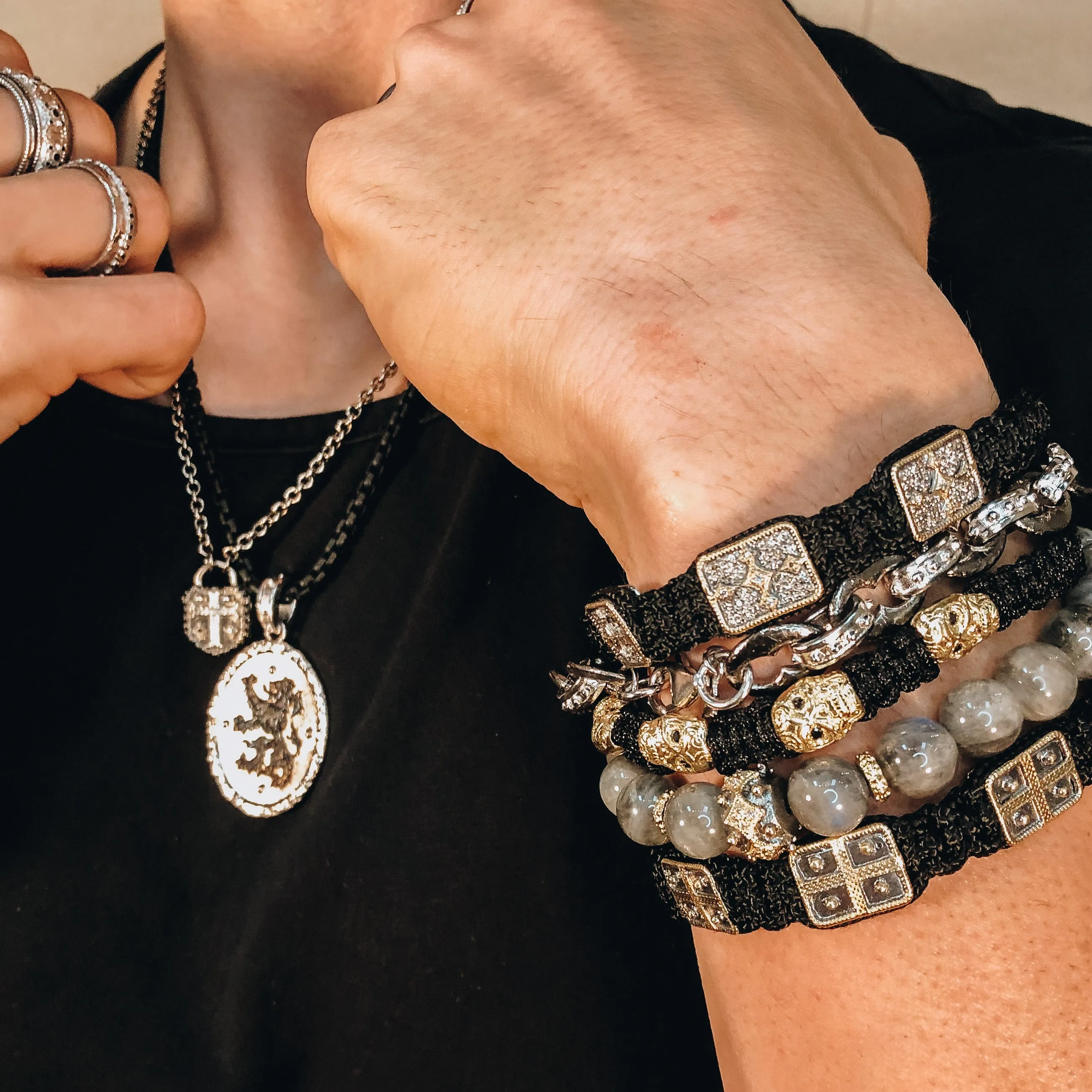 Crivelli Cross Pull Bracelet
