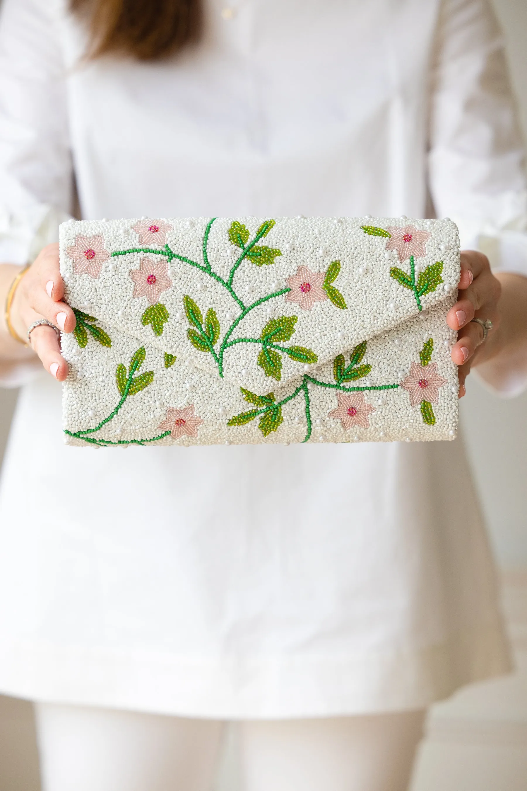 Custom Bridal Clutch - LARGER SIZE