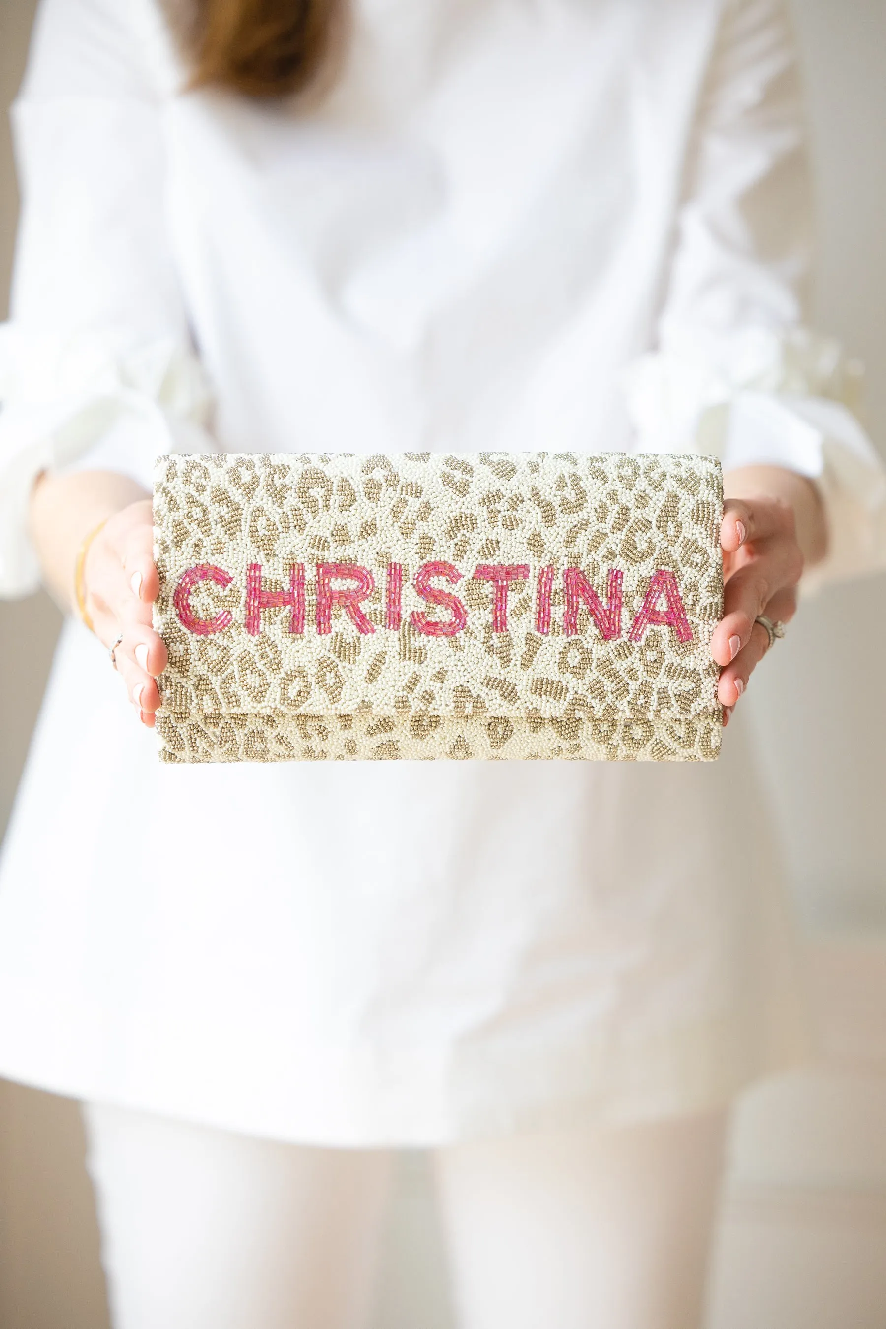 Custom Bridal Clutch - LARGER SIZE