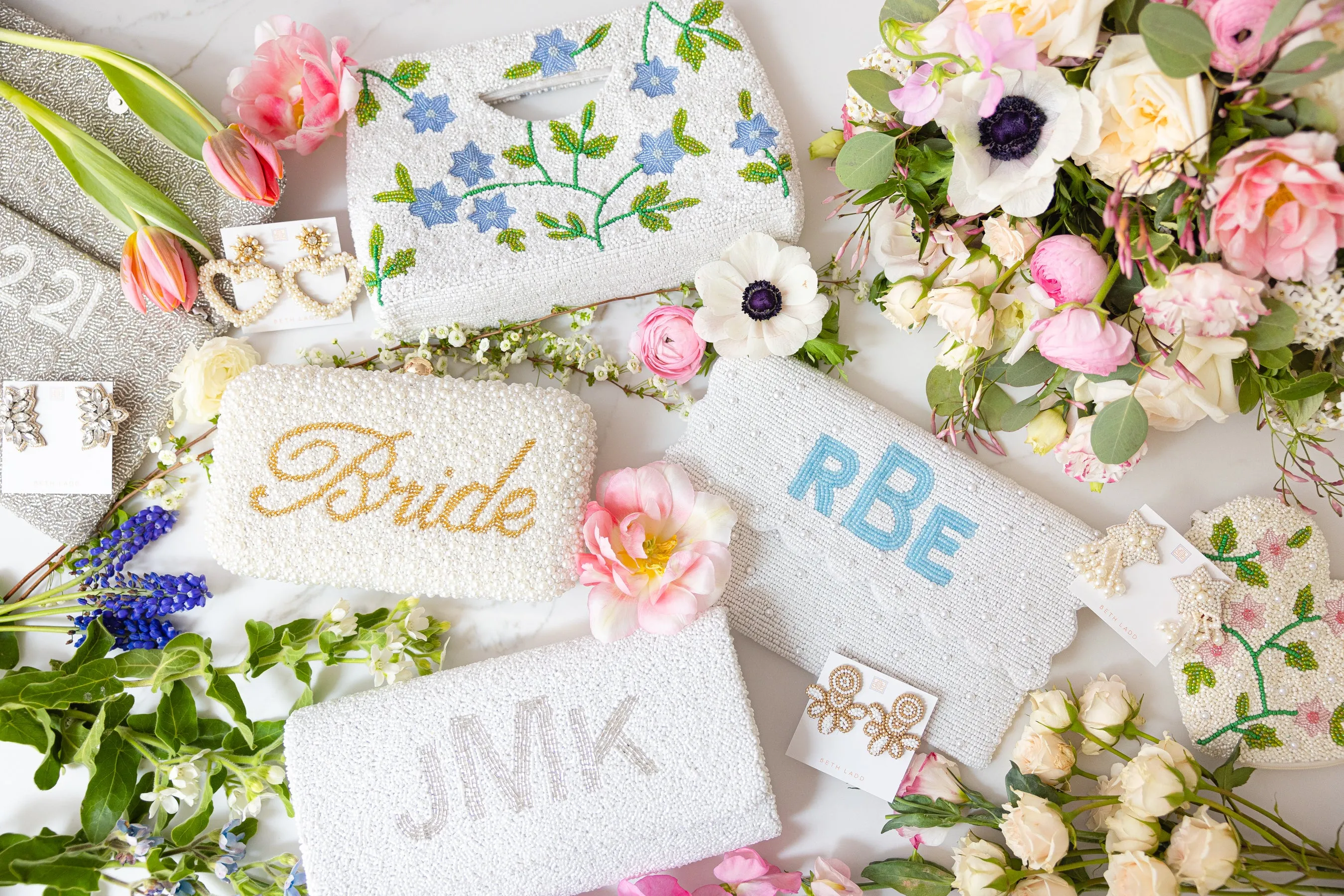 Custom Bridal Clutch - LARGER SIZE
