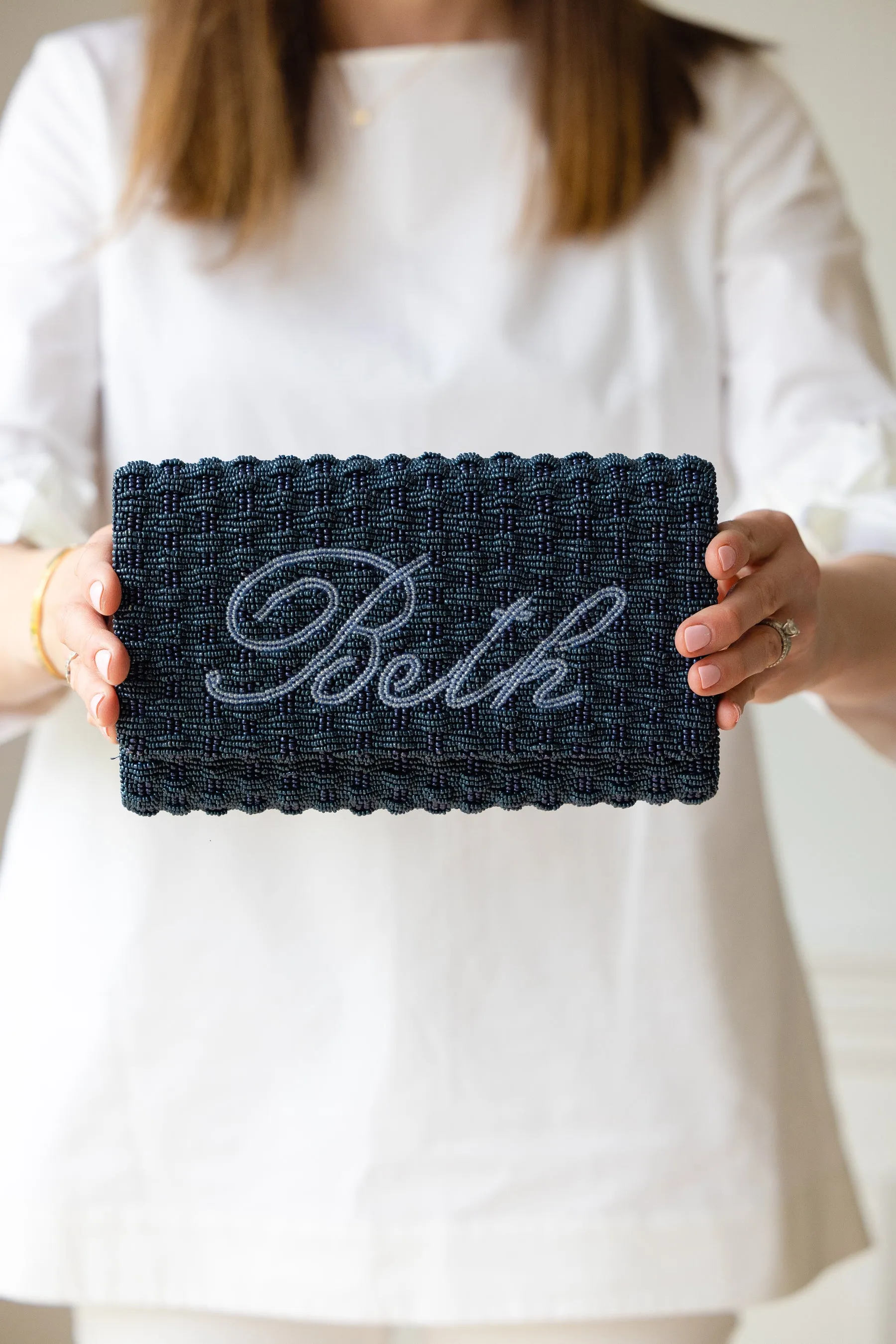 Custom Bridal Clutch - LARGER SIZE