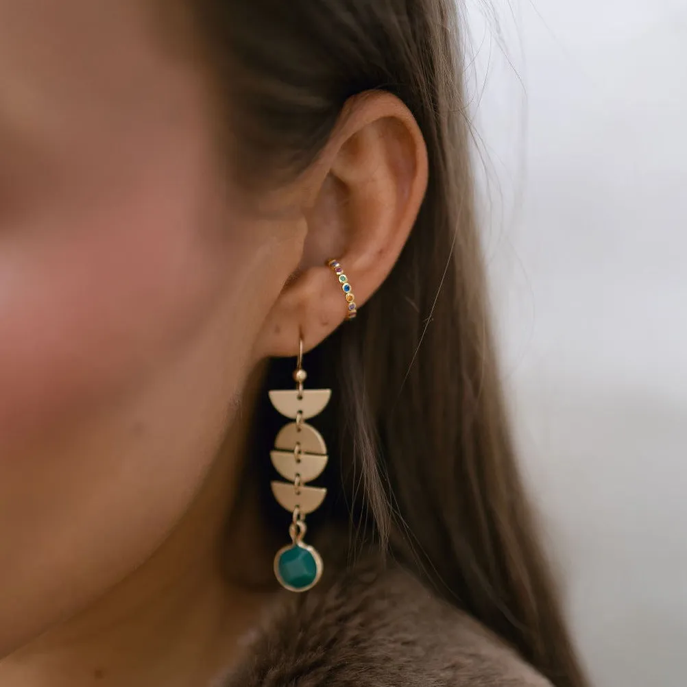CZ Colorful Middle Ear Cuff
