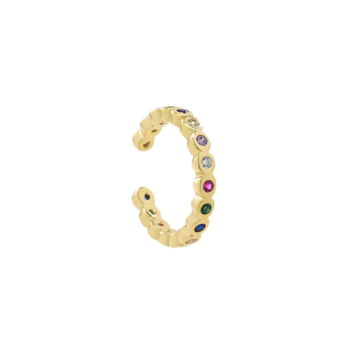 CZ Colorful Middle Ear Cuff