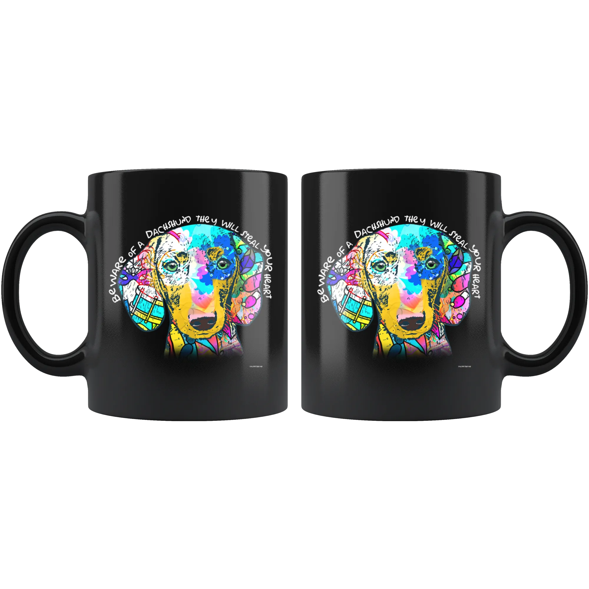 Dachshund Colorful Coffee Mug