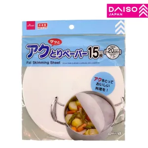 DAISO - Fat Skimming Sheet - ( Oil Absorbing Sheet )