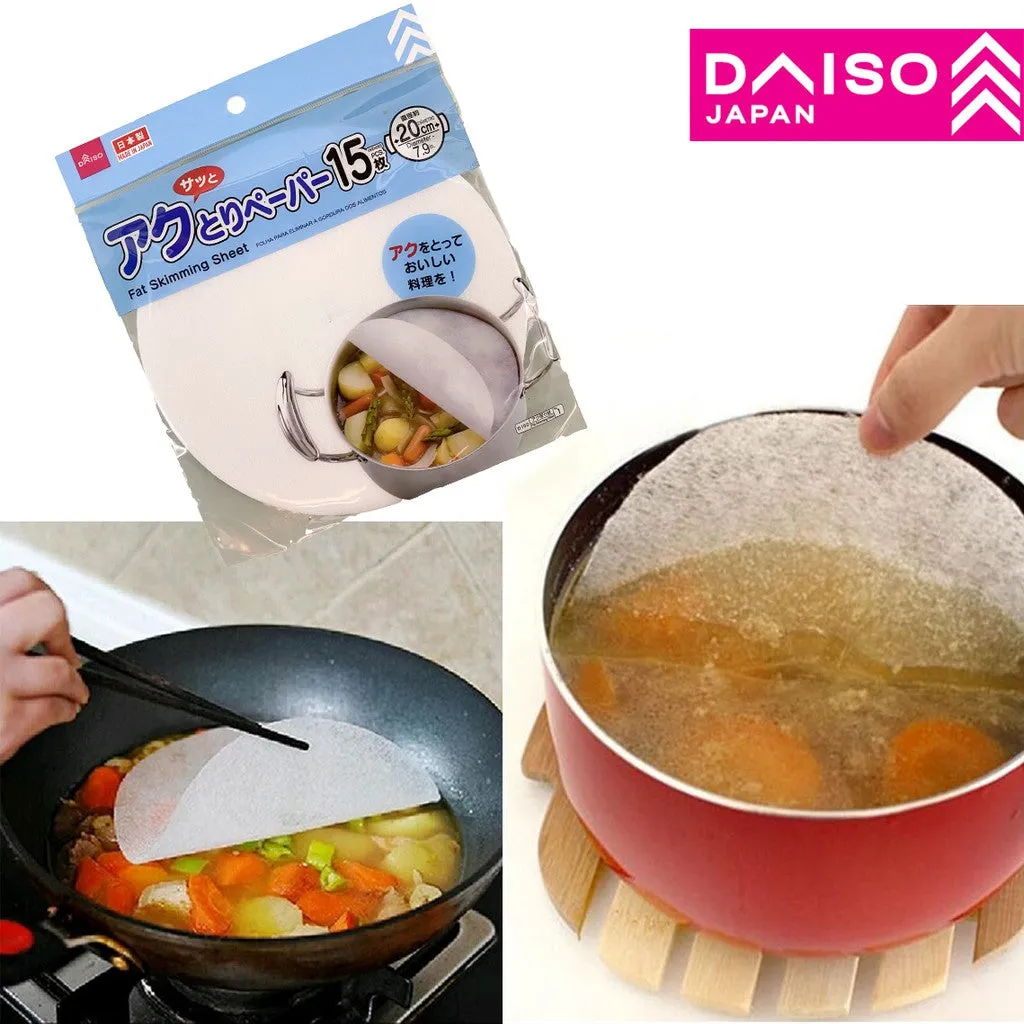 DAISO - Fat Skimming Sheet - ( Oil Absorbing Sheet )