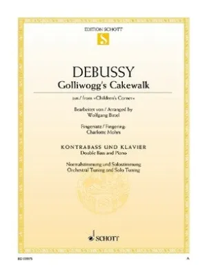 DEBUSSY - GOLLIWOGGS CAKEWALK DOUBLE BASS/PIANO