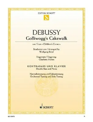 DEBUSSY - GOLLIWOGGS CAKEWALK DOUBLE BASS/PIANO