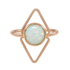Deco Opal Ring