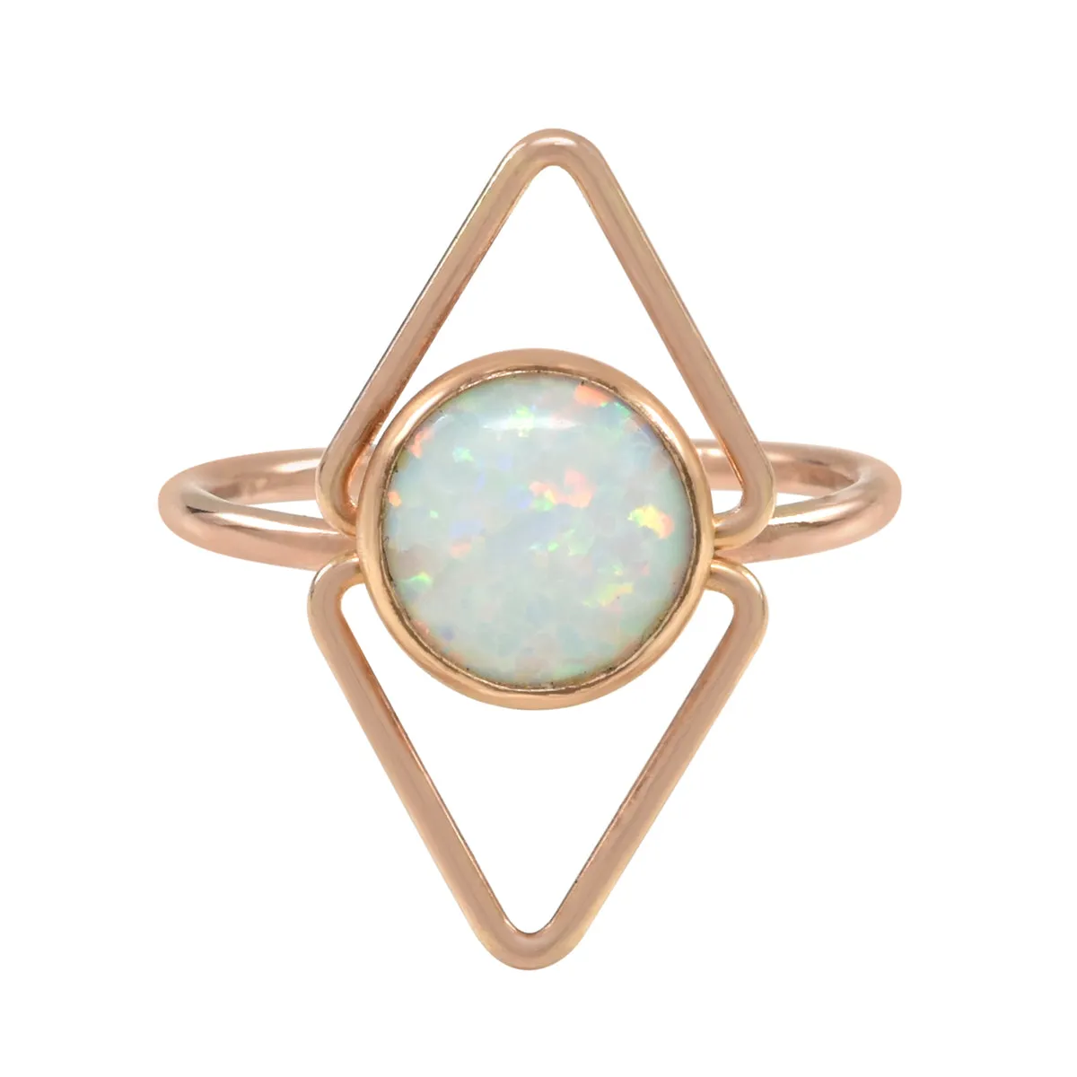 Deco Opal Ring