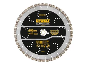 DEWALT ELITE SERIESª All Purpose Diamond Segmented Wheel 350 x 25.4mm