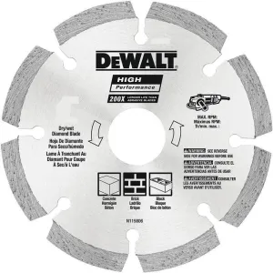 DEWALT SEGMENTED RIM DIAMOND WHEEL