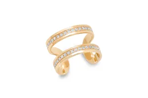Diamond Open Cigar Ring