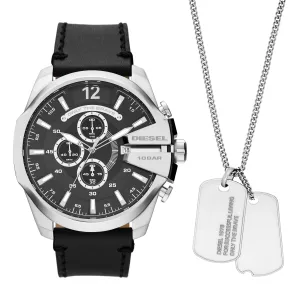 DIESEL SET WATCH AND NECKLACE