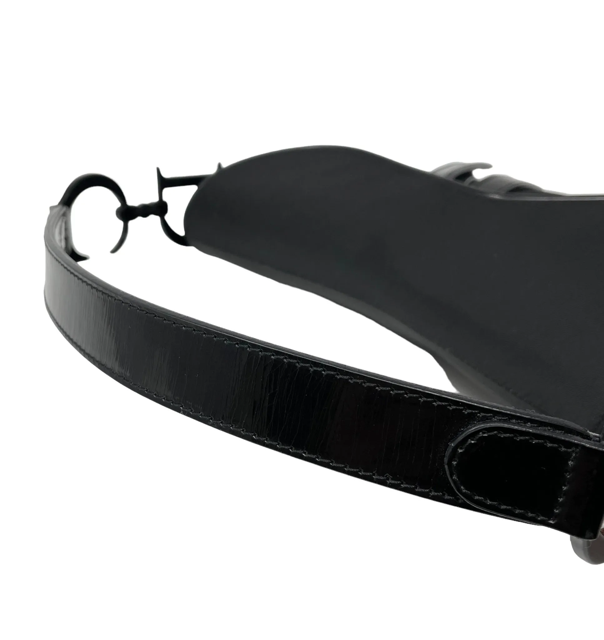 Dior Black Nylon Saddle Bag