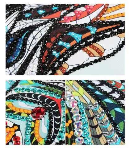 DIY- Diamond painting- Colorful Cow