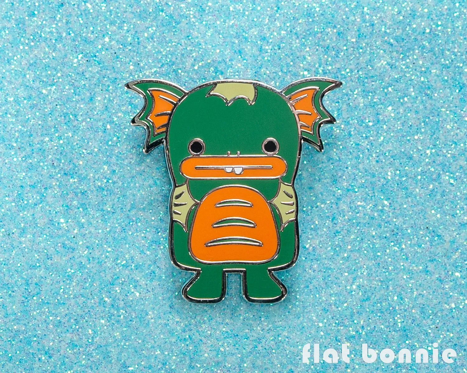 Dobichan Swamp Monster enamel pin - Kawaii backpack pin