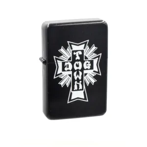 Dogtown - Cross Logo Flip Top Metal Lighter Black