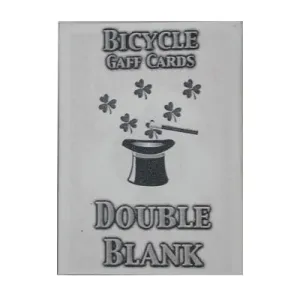 Double Blank Bicycle Cards (box color varies)