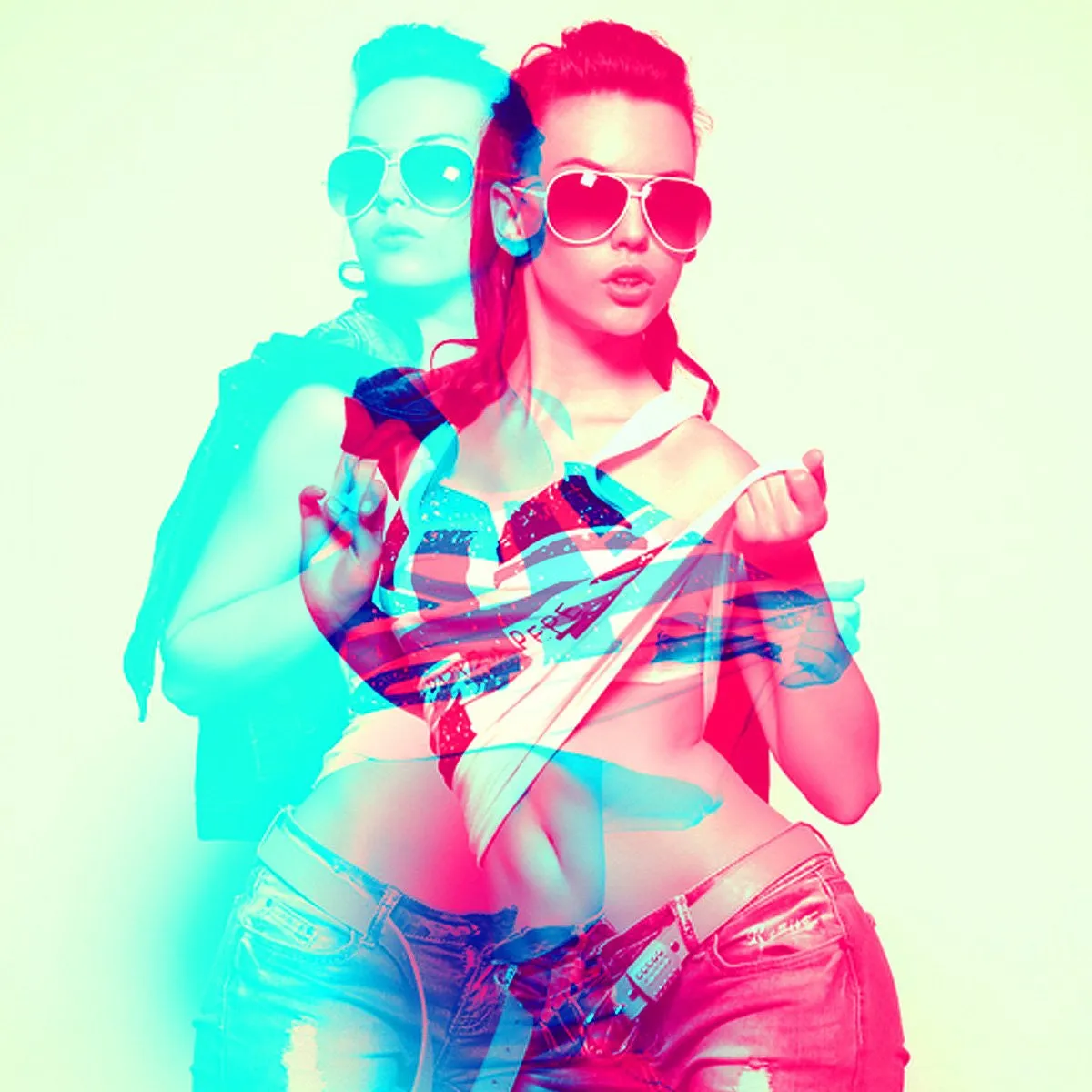 Double Color Exposure Photoshop Actions V.2