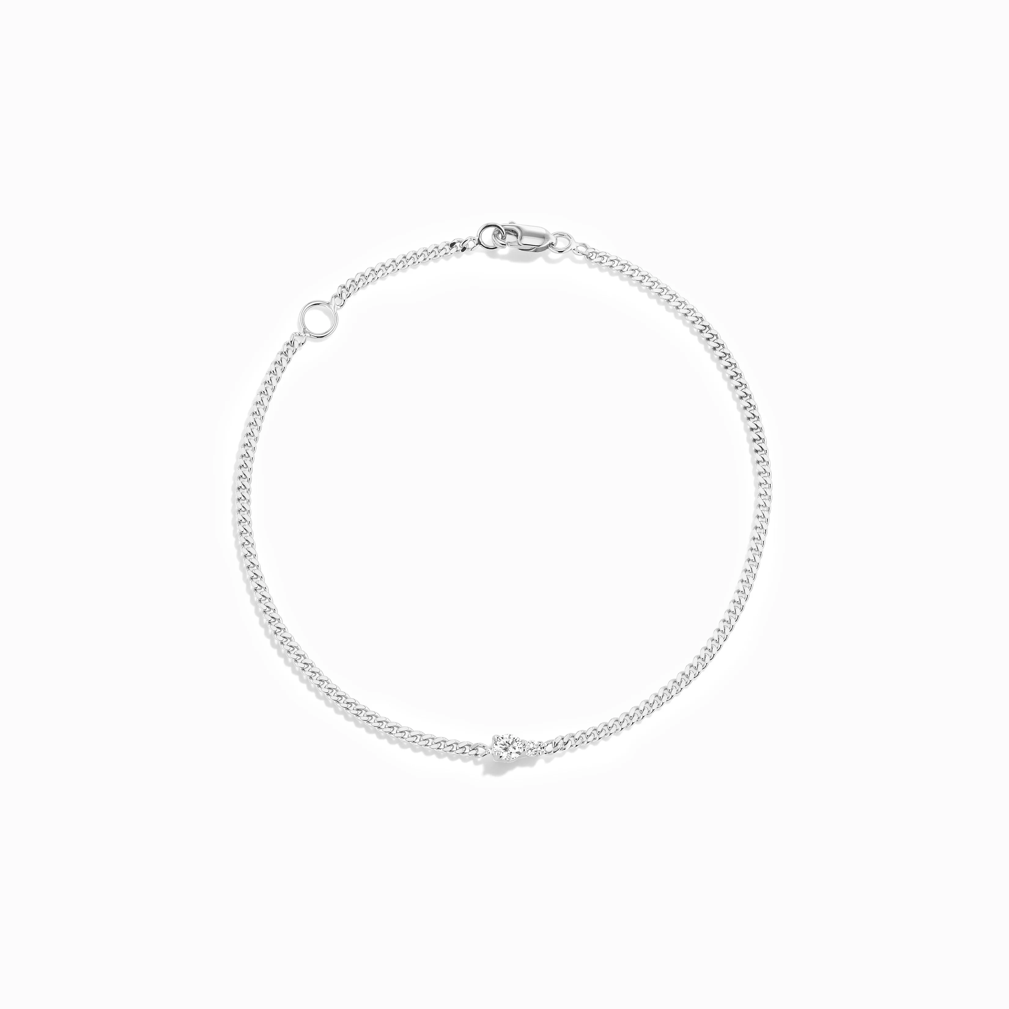 Double Diamond Chain Bracelet