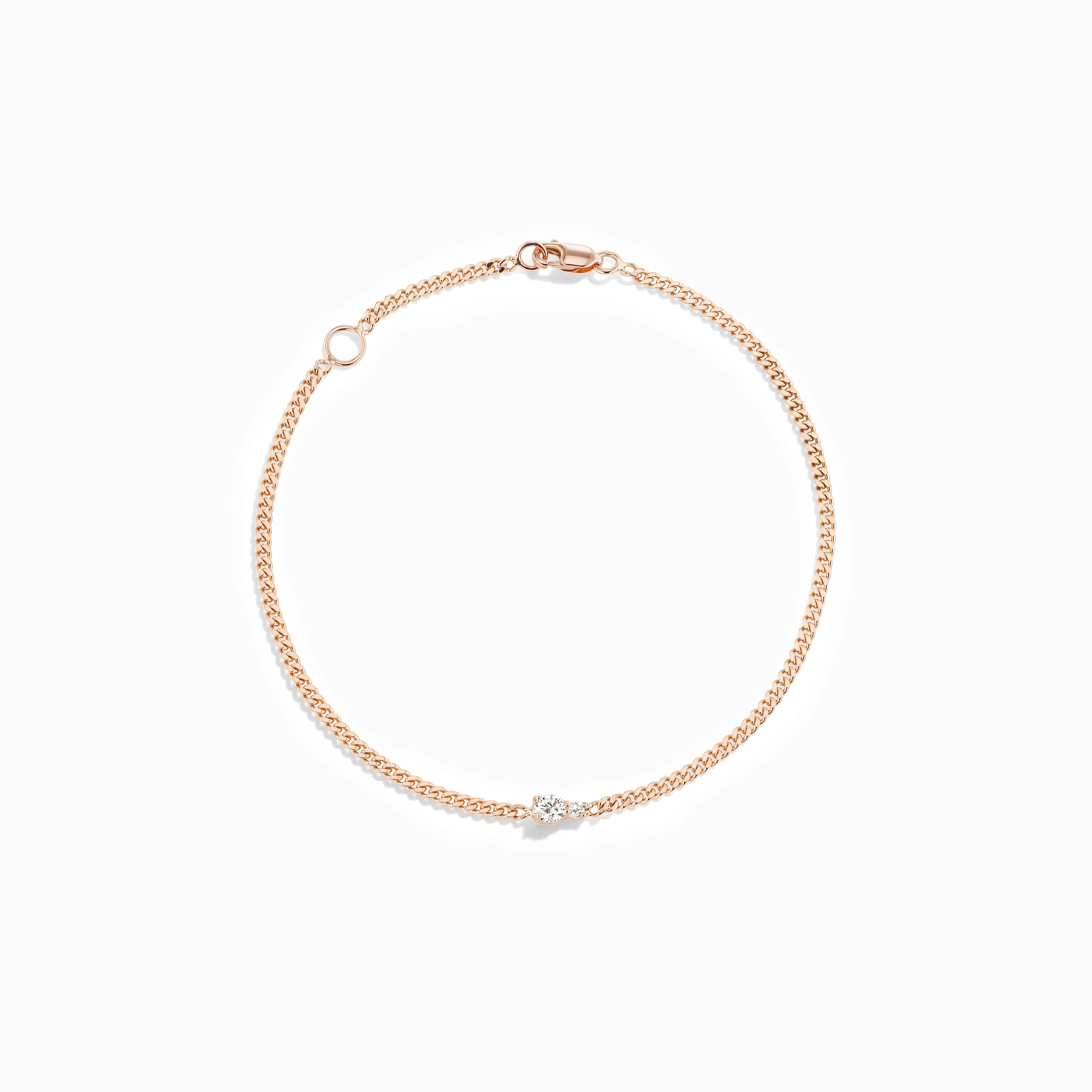 Double Diamond Chain Bracelet