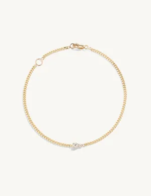 Double Diamond Chain Bracelet