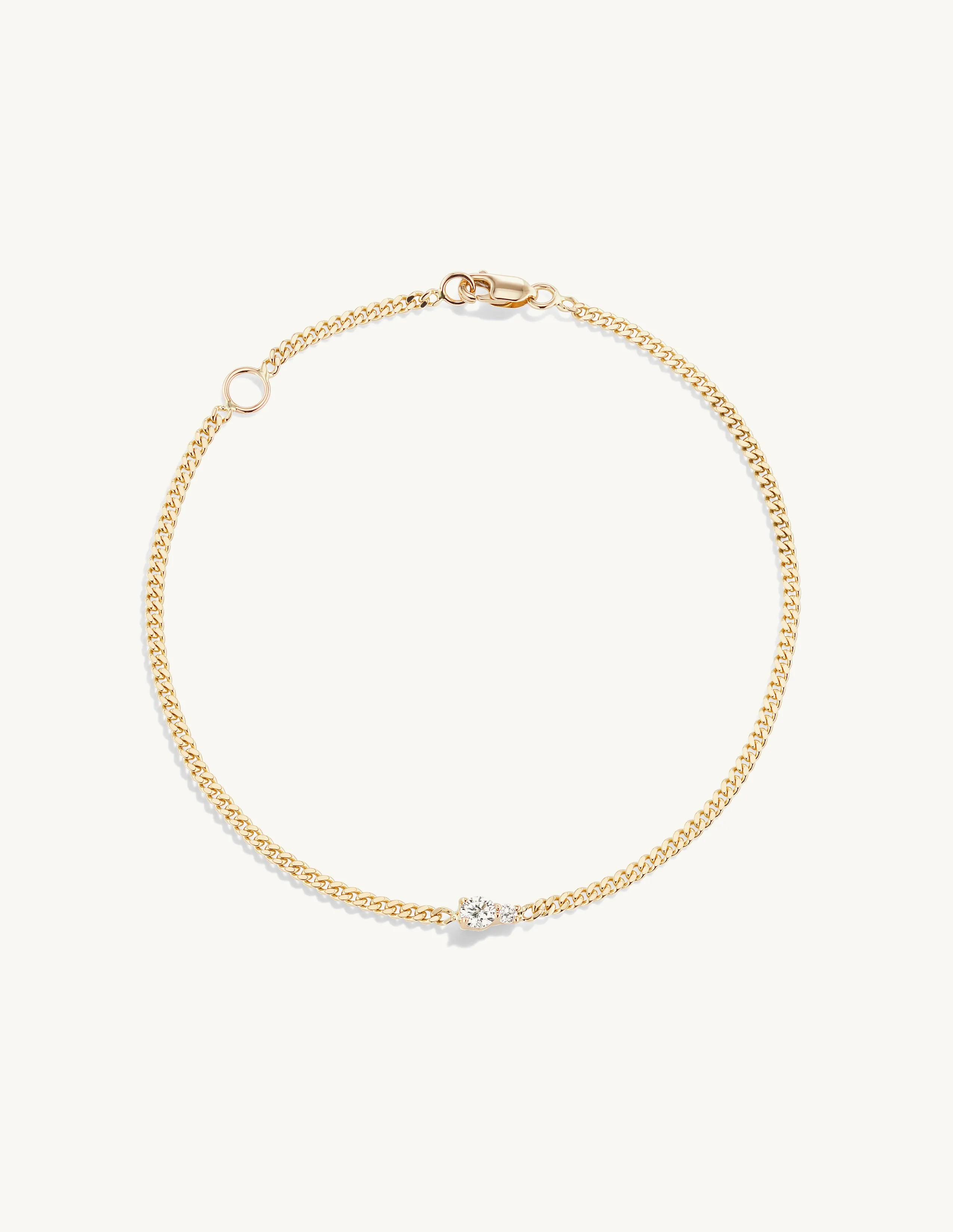 Double Diamond Chain Bracelet