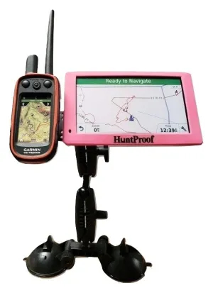 Double Suction Windshield Garmin Drivetrack 70/71   Alpha or Astro Mount